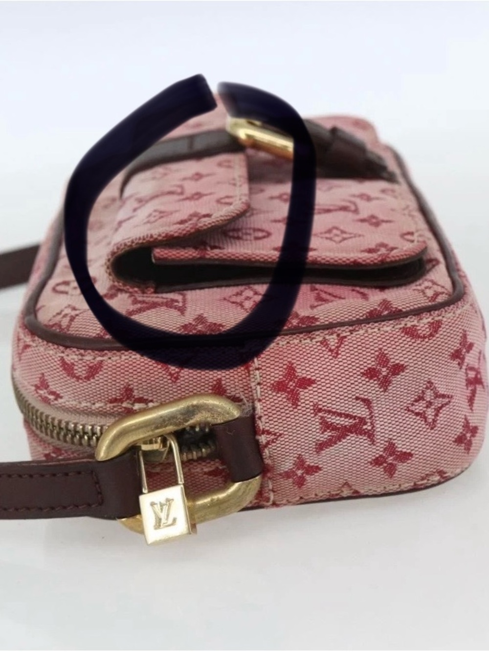 Louis Vuitton Juliette Pink/Burgundy Monogram Crossbody - Picture 13 of 13